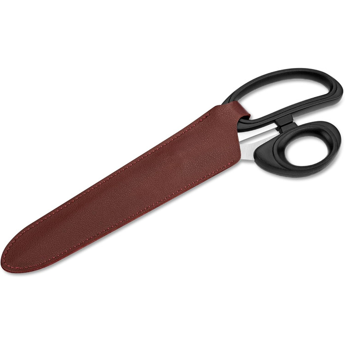 Ножиці для хвоста коня Equimour – професійні ножиці з нержавіючої сталі | Точний зріз для густого хвоста | Ергономічна ручка & чохол з веганської шкіри | Аксесуар для догляду за хвостом коня