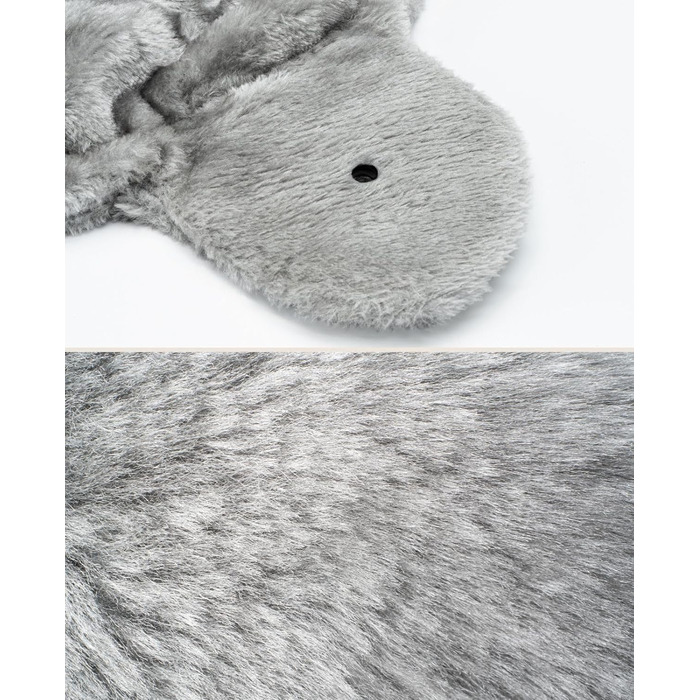 Крісло-гніздо для кота з м'якого плюшу на котячий будиночок, Ø 40 см, глибина 25 см, зручне ліжко для будь-якого котячого будиночка з різьбленням M8, міцний металевий каркас для котів будь-якого розміру, світло-сірий