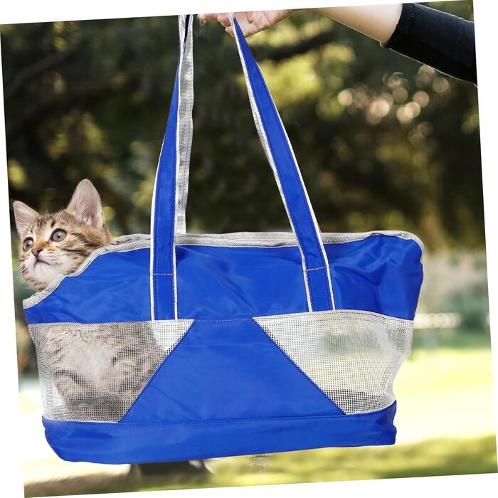 Транспортна сумка для домашніх тварин SEWOART - дихаюча, з міцного оксфордського полотна, з плечовим ременем, для маленьких собак та котів