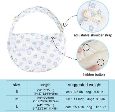 Транспортувальна сумка для собак Блуме, рожева, M (до 10 кг)