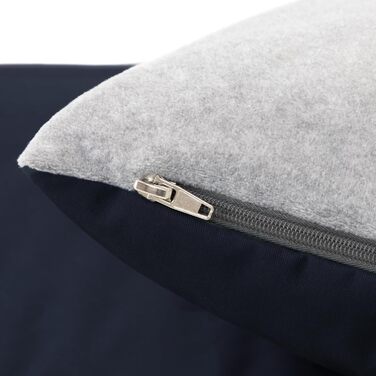 М'яке ліжко для собак великих порід Doctor Bark GreenLabel, XL, зелене/короїдний синій, легко миється