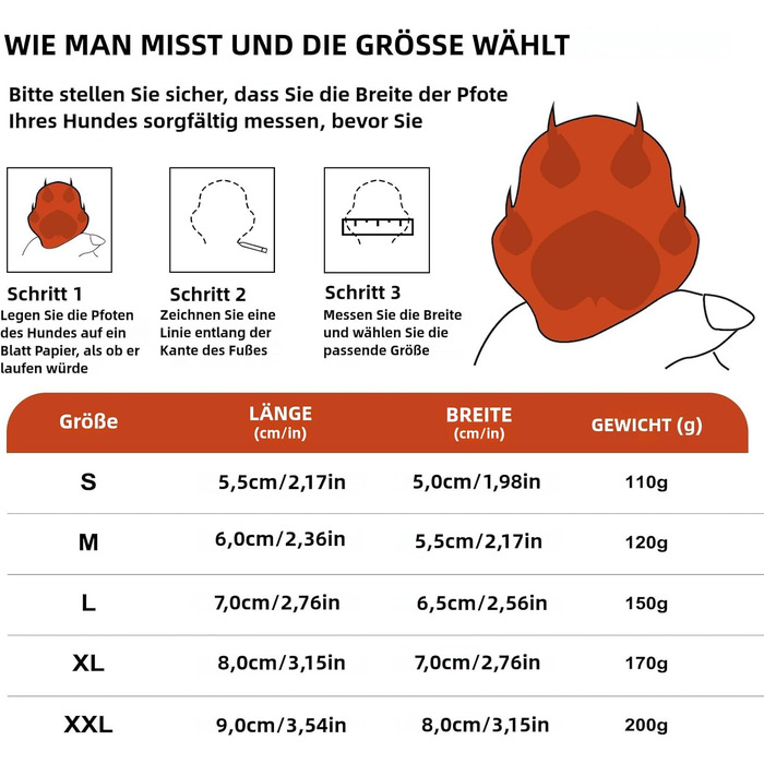 Водонепроникні чоботи для собак, 4 шт. Антиковзаючі собачі чоботи з неслизькою підошвою та світловідбиваючим кріпленням, для маленьких, середніх та великих собак (XL, Помаранчеві)