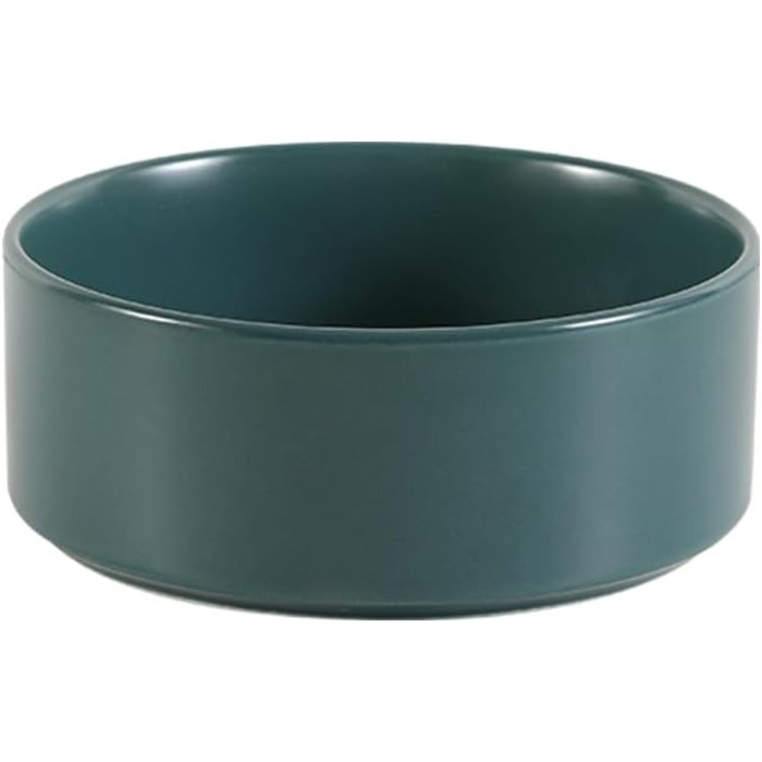 Керамічна миска для собак, годівниця для собак - миска для води для собак та котів, керамічна миска для корму та води, 15 см, білий колір