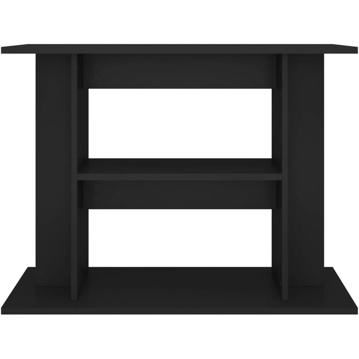 Тумба для акваріума Somanki, чорна, 80x35x60 см, ДСП, підставка для акваріума