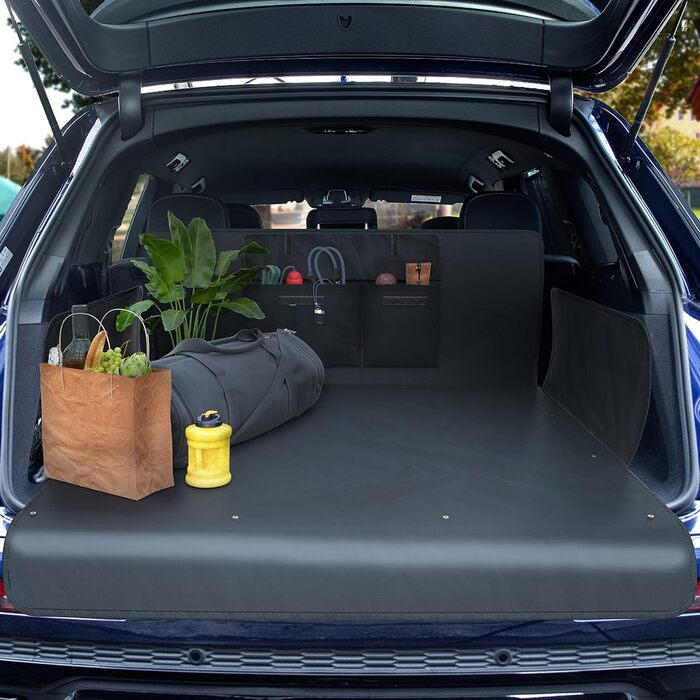 Водонепроникний килимок для собак у машину WhizProducts® – захист для заднього сидіння, фіксація, для подорожей та транспортування. Міцний килимок для заднього сидіння автомобіля (багажник)