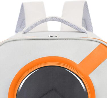 Рюкзак для тварин Kowaku: зручний переносник для собак та котів з вікном та ременем, оранжевий