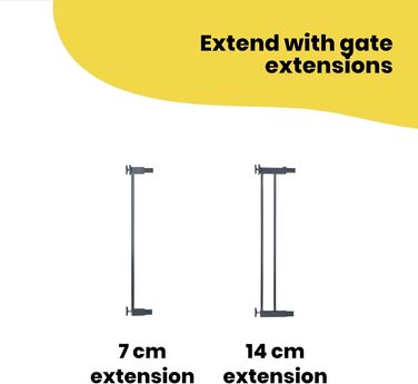 Захисні ворота для дітей Safety 1st Easy Close Wood, автоматичне закриття, без свердління, 73-80 см (розширюються до 136 см), білий