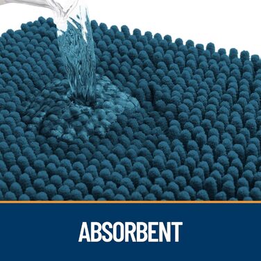 Набір килимків для собак OLANLY, 4 шт., 76,2 x 50,8 см, швидковисихаючі, вологопоглинаючі, антиковзні, миючі. Килимки з джерсі для собак, блакитний Атлантика