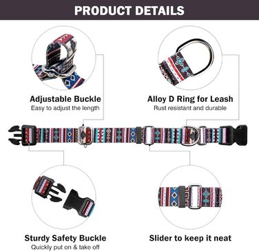 Нашийник для собак Hikiko Martingale, класичний, для малих, середніх та великих собак, міцний, надійний, розмір L