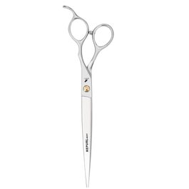 Набір професійних ножиць для грумінгу домашніх тварин 19,1 см: прямі, зігнуті, філірувальні, з нержавіючої сталі VG10