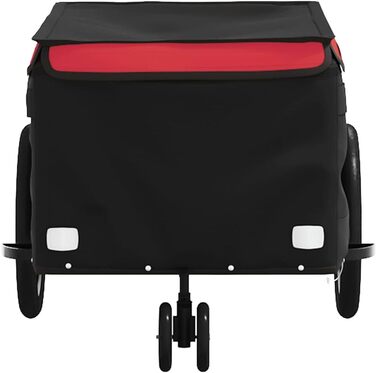 Фармінгераж Gecheer: вантажний причіп для велосипеда, транспортна коробка з пластику (124 x 53 x 45 см, червоний)