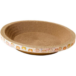 Котячий когтеточка з картону овальної форми, іграшковий центр для котів, 57 см