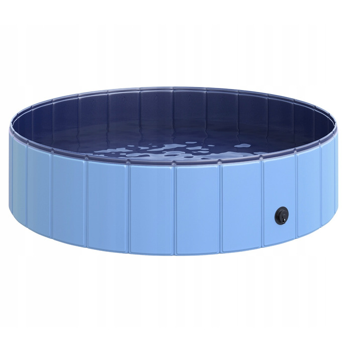 Складальний садовий басейн для собак та дітей, синій, 30x100 см, Premium