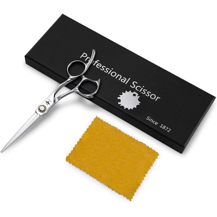 Професійна перукарська ножиця PURPLEBIRD 6 дюймів для стрижки та филирування, з японської сталі 440C, для жінок та чоловіків