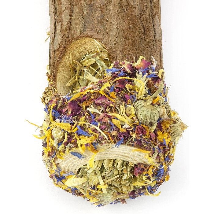 Mr. Crumble Сухий корм для гризунів Тунель-Туннель, 2 шт. Беззерновий тунель з квітами та травами для гризунів