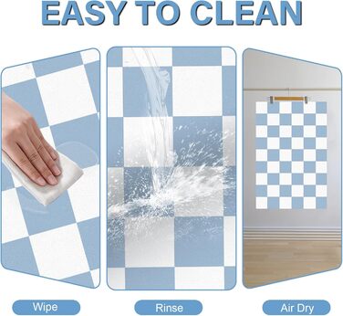 Килимок для котячого/собачого корму BLESWIN - антиковзаюча підстилка під миски для тварин, чорно-білий, 51x30,5 см