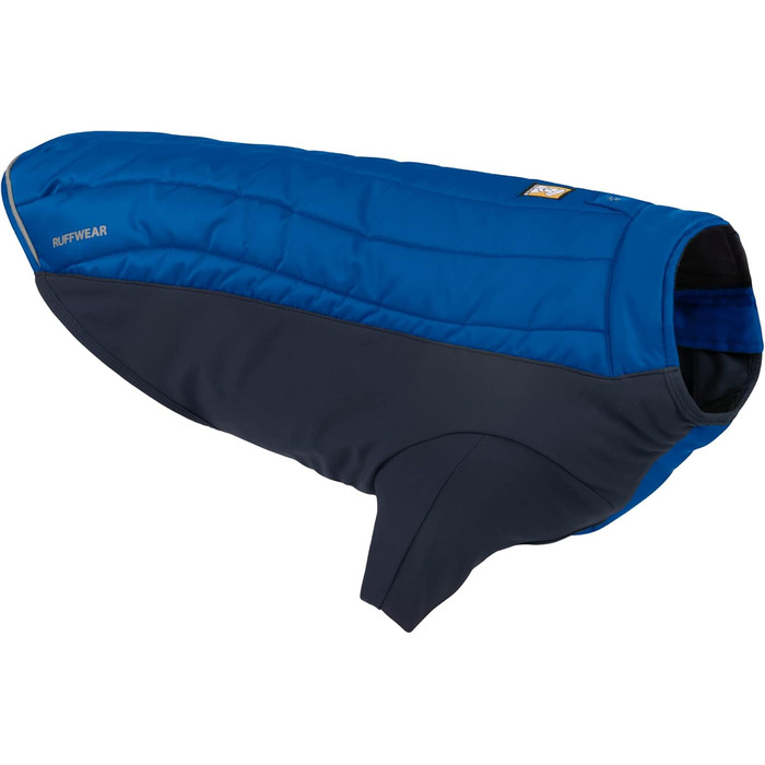 RUFFWEAR Powder Hound утеплена куртка для собак, водо- та вітрозахисна зимова куртка з флісовою підкладкою, преміум комбінезон для собак, синя, розмір L