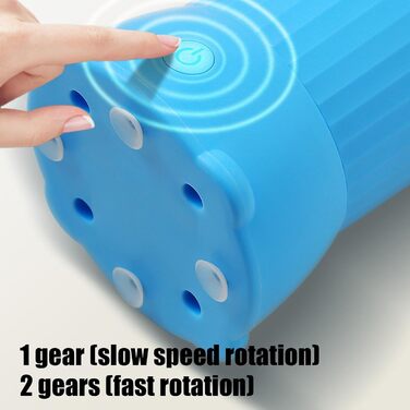 Автоматичний очисник лап для собак, електричний, USB-зарядка, портативний пристрій для догляду за шерстю, зелений (блакитний)