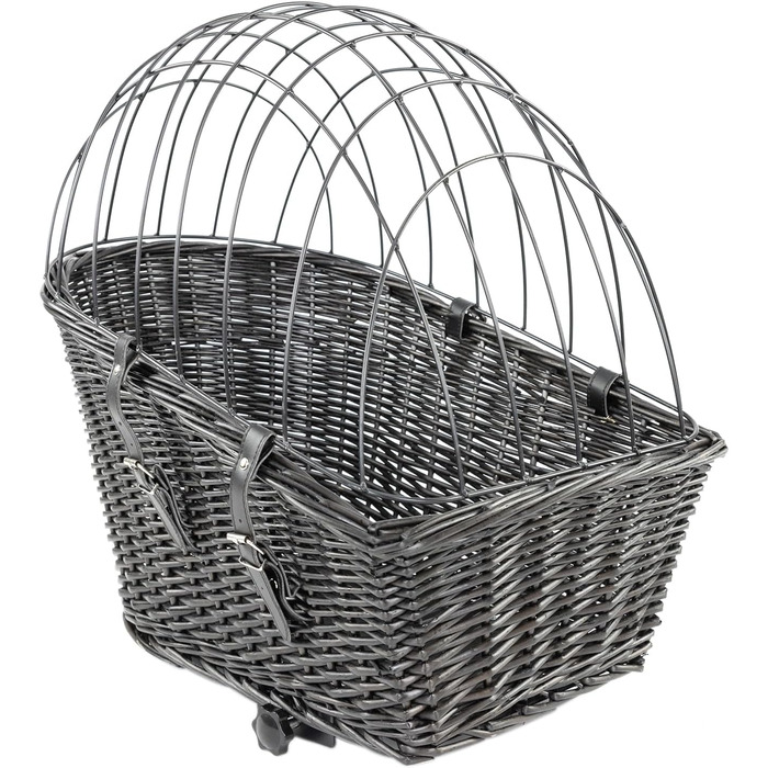 Велосипедний кошик для собак MaxxPet, на багажник, 55x35x51 см, чорний