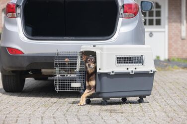 Транспортна переноска для котів Karlie Nomad L (81x56x59 см), фронтальний завантаження