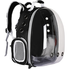 Транспортна сумка для собак та котів JUMI - переноска для котів та собак, рюкзак для собак, аксесуари для котів, туристична сумка, переноска з регульованим ременем, сітка для вентиляції (чорний)