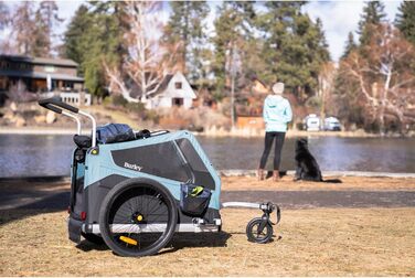 Причіп для тварин Burley Bark Ranger, чорний/синій, універсальний розмір