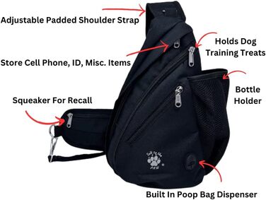 Сумка для ласощів Paw Leckerli-Tasche для дресирування собак, чорна
