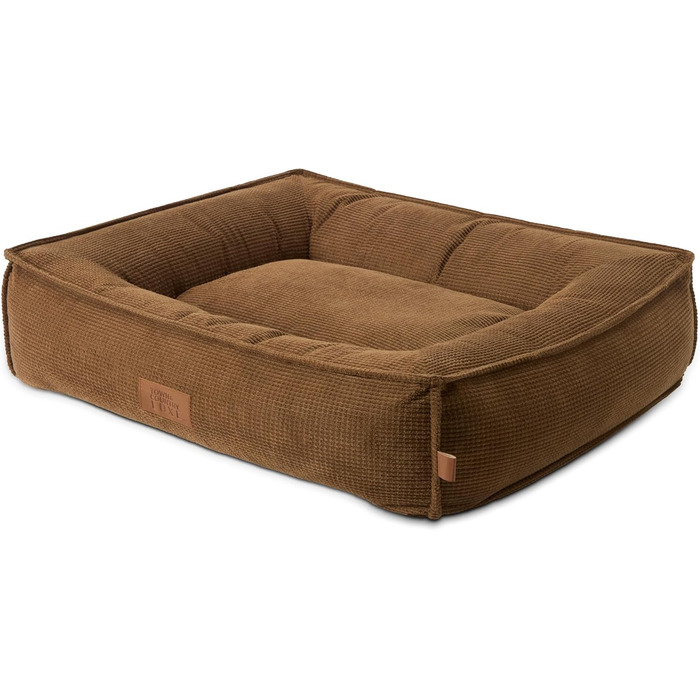 Крізьове ліжко для домашніх тварин Town & Country Luxe CuddleTown, розмір M, 68x57x17 см, кремовий колір