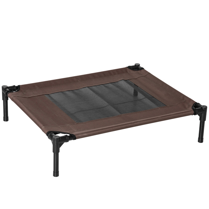 PawHut Outdoor Bed Bed Robust Lounger для собак 76x61x18см з 600D Oxford в коричневому кольорі для собак і кішок