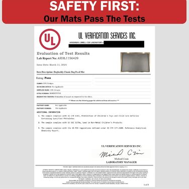 Килимок для годування собак DogBuddy – непромокаючий, силіконовий, XL (71.1 x 45.7 см), з бортиками, антиковзкий