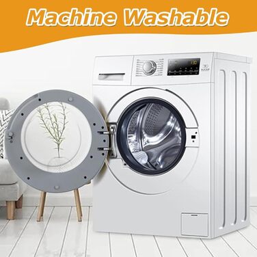 М'яке ліжко для собак Mateju Donut, плюшеве, для котів та собак, з антиковзною основою, смугастий стиль, для середніх та маленьких собак (блакитний, 70см)