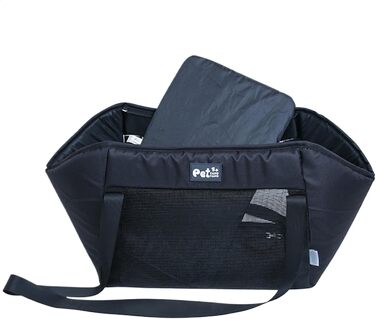 Сумка-переноска для тварин: котів та маленьких собак, зручна та легка, розмір 48x27x4 см