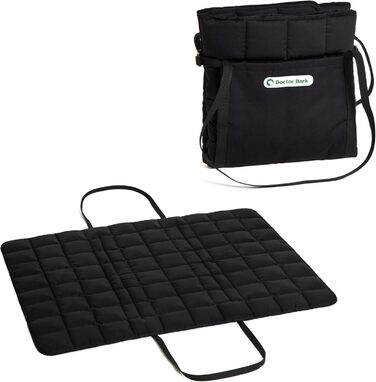 Сумка для подорожей з собакою Doctor Bark, ковдра, підходить для алергіків, 95°C, чорний, розмір L