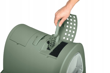 Лоток-туалет для котів ZUMA SECOND LIFE ECO, синій, італійська преміум-якість