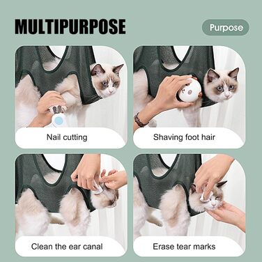 Набір для догляду за кігтями собак та котів: 10 шт. - безпечний, універсальний, для різних розмірів