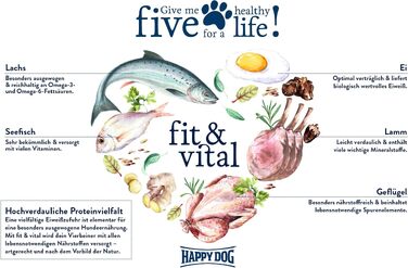 Корм для собак Happy Dog fit & vital Light, низькокалорійний, 4 кг