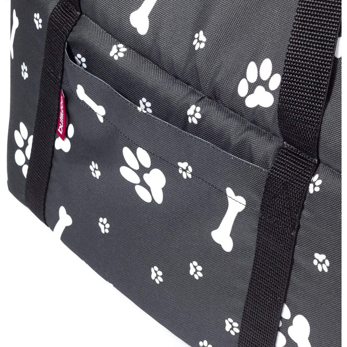 Транспортна сумка для собак та котів Boutique Zoo, чорна, S (до 5 кг)