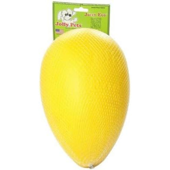 Іграшка для собак Jolly Pets Egg, 20 см, жовта, L/XL