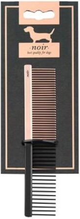 Металевий гребінець Fellka Ebi Noir 645-436660 з 27/61 зубцями, розмір 13.2 x 2.1 см