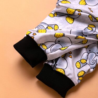 Футболка LovinPet для собак після операцій з принтом слоника, повне покриття, для великих порід