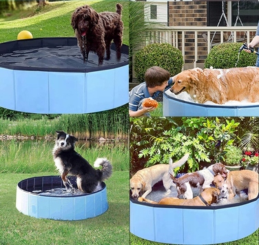 Великий міцний садовий басейн для собак XXL