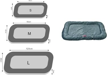 Килимок для собак iEnergy GIS Outdoor - зручний лежак для відпочинку в саду, на природі, в авто та в подорожах