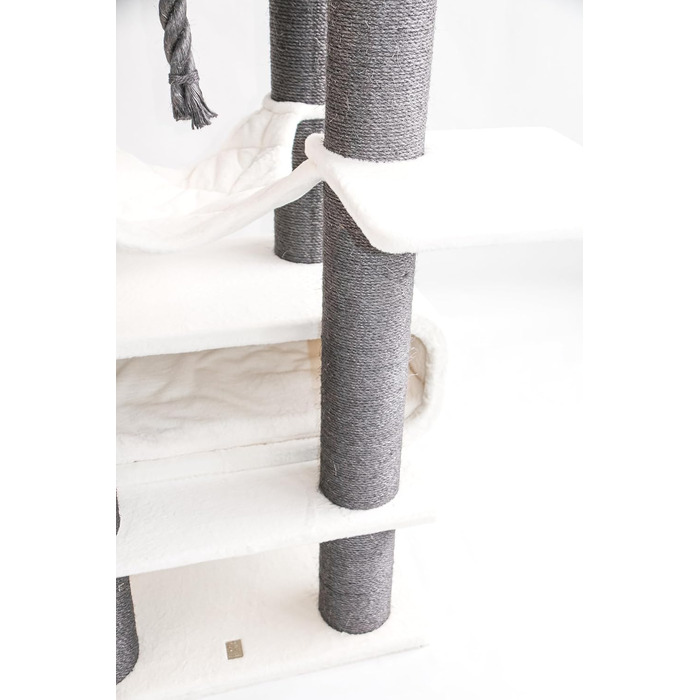 Драбина для котів Petrebels Maine Coon XXL, 210 см, з сизалю, бежева