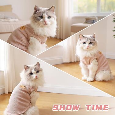 Футболка для котів Sphynx (3 шт.) - Рожева, Розмір S (0.9-1.8 кг) - Дихаюча, Еластична, Літо/Зима