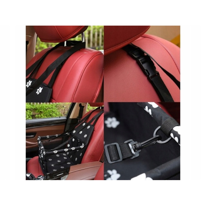 Автомобільний бокс-переноска для собак: захист сидінь та комфортні подорожі (40x24 см)