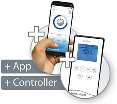 Помпа течії Aqua Medic EcoDrift 4.3 Ultra Silent з контролером і керуванням через додаток, безшумна, для акваріума