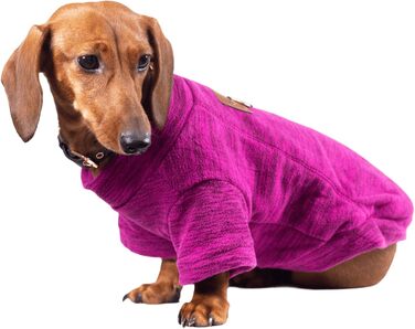 Теплий халат-комбінезон для великих собак, флісовий светр для такс, 2 ноги, теплий халат, одяг для домашніх тварин, піжама, комплект одягу з кільцем D (фіолетовий, L)