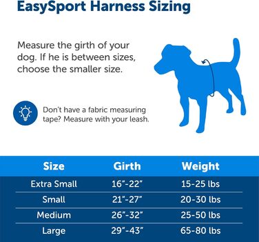 Шлея для собак PetSafe Easysport, регульована, нейлонова