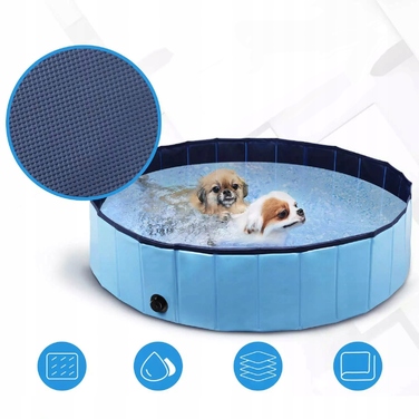 Великий міцний садовий басейн для собак XXL