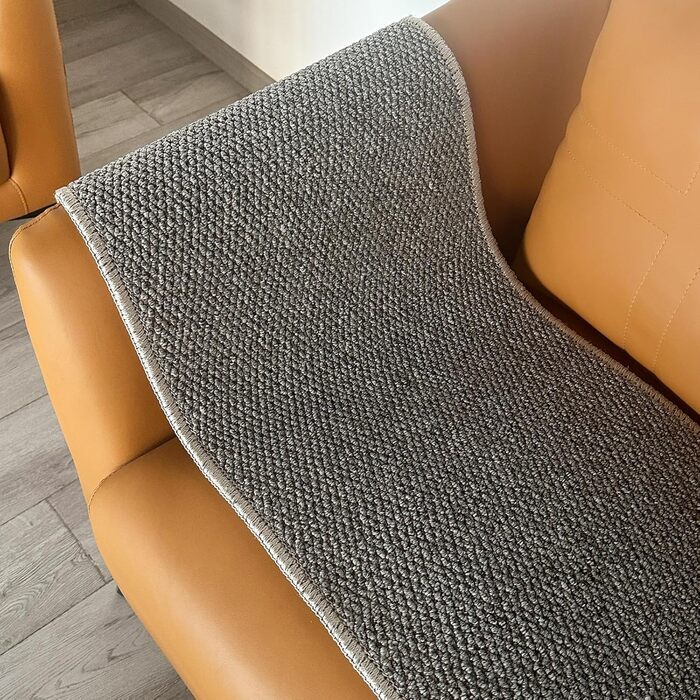 Килимок для дряпання котів 40 x 180 см, потовщений, великий, захист від подряпин для дивану, меблів, дверей (сірий)